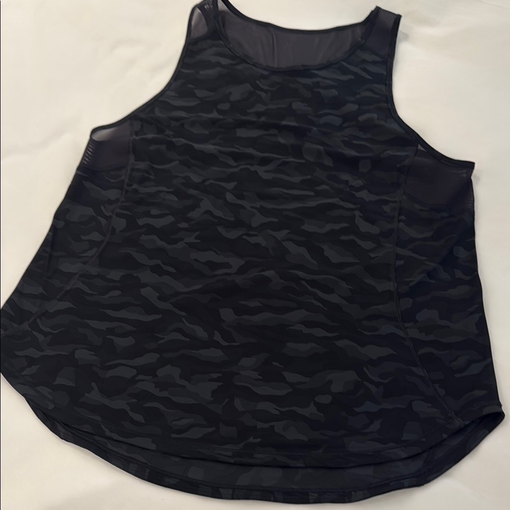 Lululemon Black Gray Sleeveless Tank Top